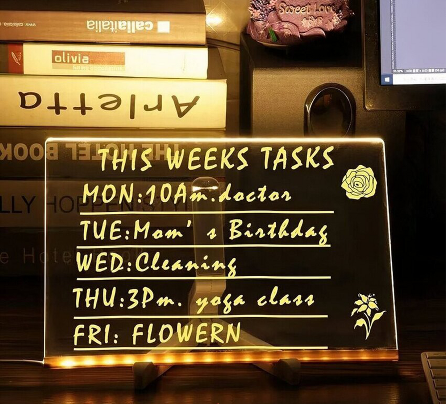 ValoPiirto™️ - Valoa hohtava piirustustaulu luovaan leikkiin.