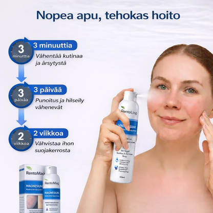 RentoMag™ – Magnesiumsuihke herkälle ja ärtyneelle iholle