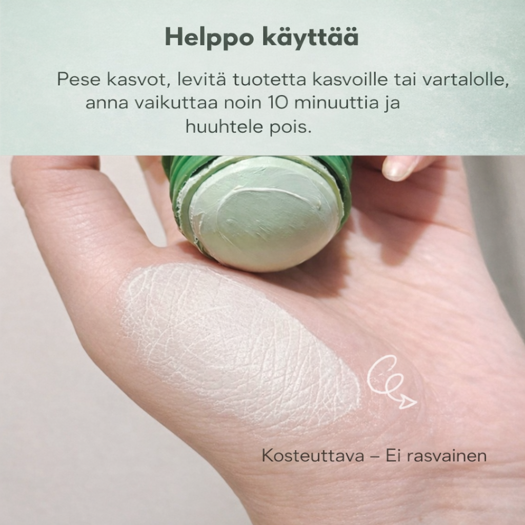 PureNord™ – Kiinteä kasvojenpuhdistaja vihreällä teellä syvään huokosten puhdistukseen