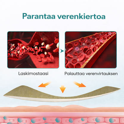 VenaLievä™ – Mikroneulalaastari raskaiden jalkojen ja suonten tueksi