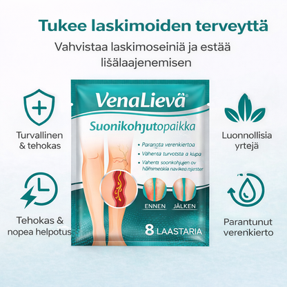 VenaLievä™ – Mikroneulalaastari raskaiden jalkojen ja suonten tueksi