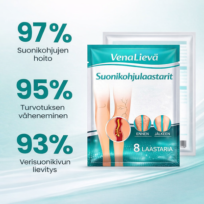 VenaLievä™ – Mikroneulalaastari raskaiden jalkojen ja suonten tueksi
