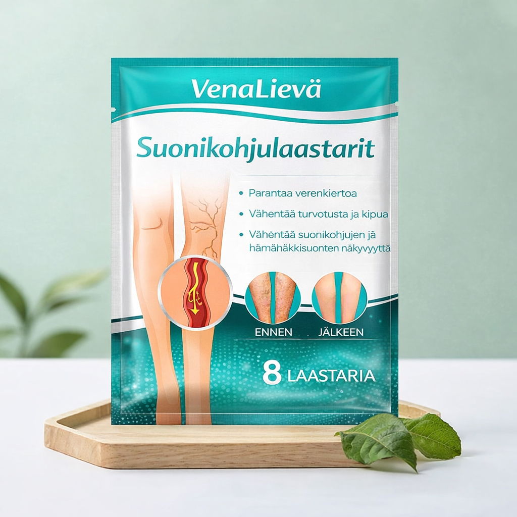 VenaLievä™ – Mikroneulalaastari raskaiden jalkojen ja suonten tueksi