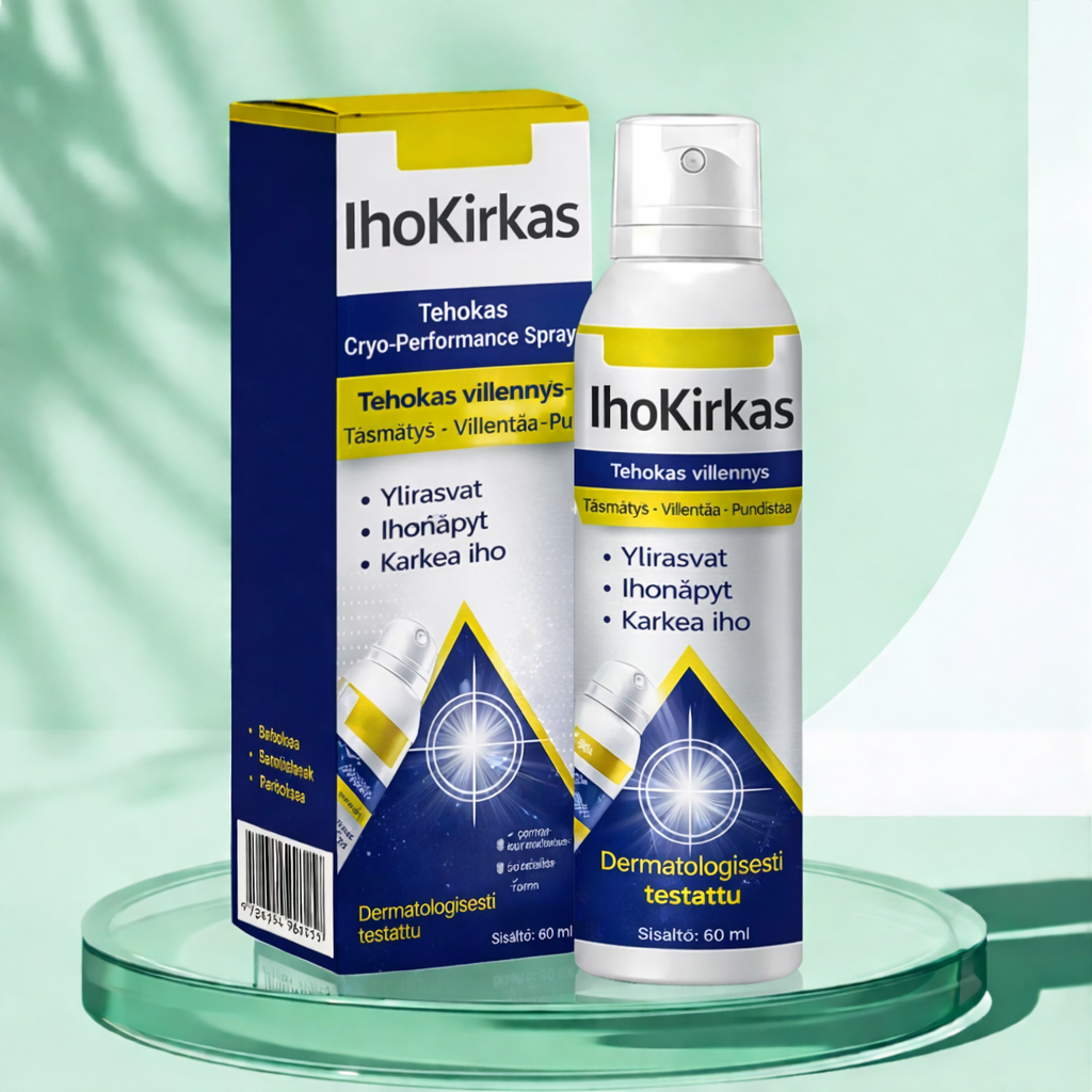 IhoKirkas™ ChillErase – täsmällisesti viilentävä suihke sileämmälle iholle