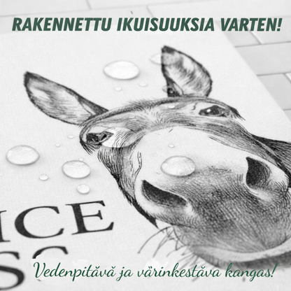 VeikeäAasi™ – Hauska Aasi -kylpyhuonetaulu